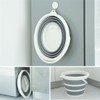 König Design Foldable Bucket, Round, Space-Saving & Robust, BPA-Free, Ergonomic