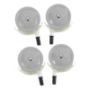 BIUDECO 4pcs Swivel Wheels for Walker Detachable and Easy to