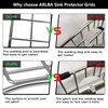 2Pack 304 Stainless Steel Sink Protector for Double Kitchen Sink