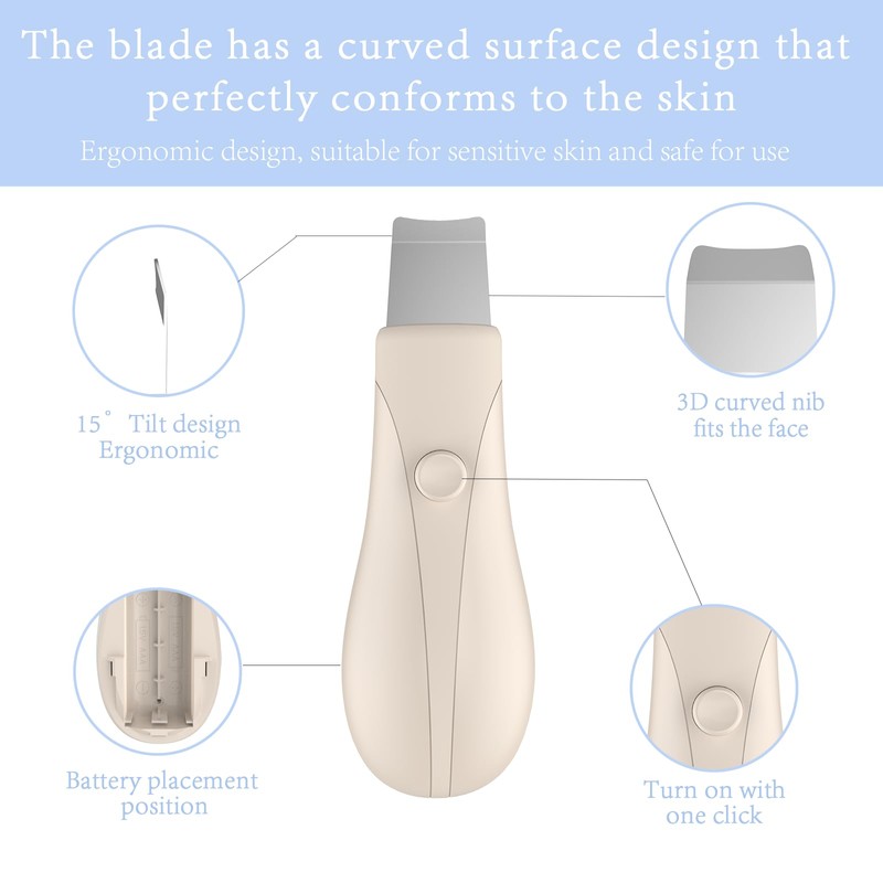 Skin Scrubber Face Spatula Skin Spatula Pore Cleaner Blackhead Remover