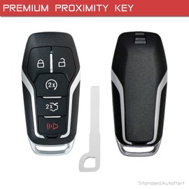 StandardAutoPart New Smart Key Remote Keyless Entry Compatible with Ford Fusion Explorer Edge Mustang Lincoln MKZ MKC MKX M3N-A2C31243300 5923896 R7989 164-R7989 (Complete Unit)