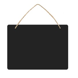rosenice Chalkboards Double-Sided Decorative Chalkboard with String for Hanging (160209)