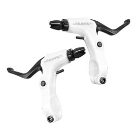 Palanca De Freno Mtb Bicicleta Aluminio Blanco