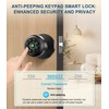 Fingerprint Door Lock, Smart Fingerprint Door Knob with Keypad, Biometric