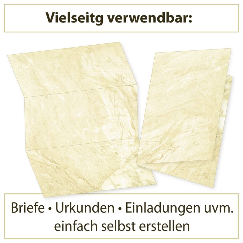 Writing paper marble marbled