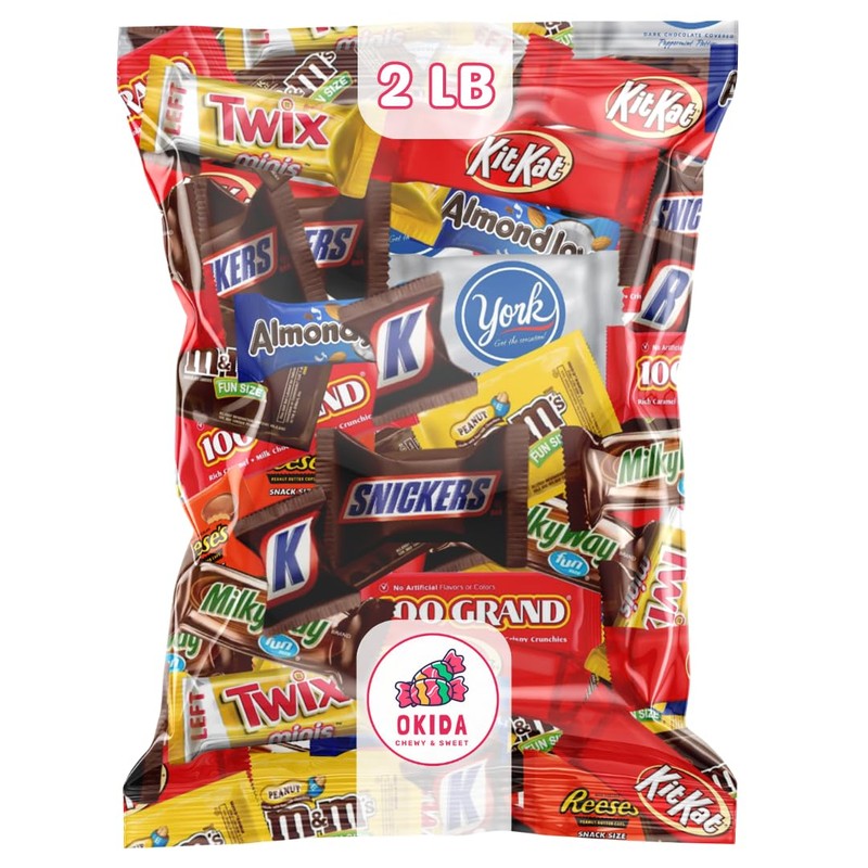 Assorted Chocolate Variety Pack - Individually Wrapped Party Chocolate Assortment