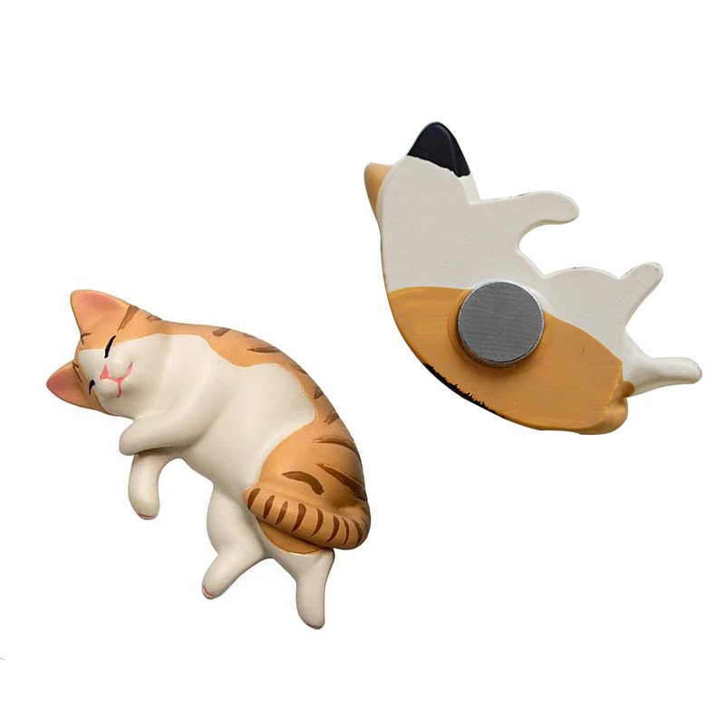 Cute 6 Pack Fun Cat Refrigerator Magnets Office Magnet Cute