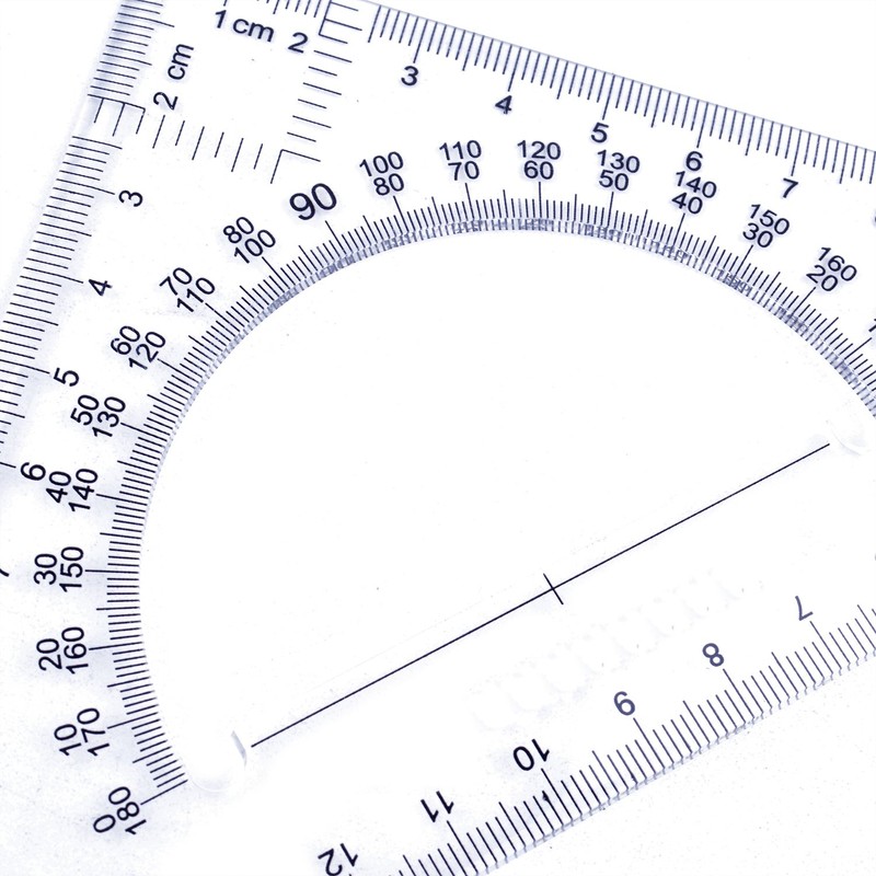 BronaGrand Triangle Ruler Square Set, 30/60 and 45/90 Degrees, Set
