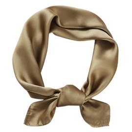 FAIRYGATE Halstuch Damen Seidentuch Haare Seidenschal Damenschal Seidentuch Quadratischer Schal Kopftuch Halstuch Farbig A2313