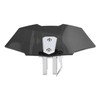 Motorcycle Acrylic Windshield Adjustable Clip On Windshield Extension Smoke Black
