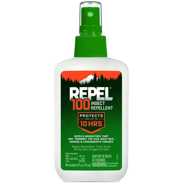 Repel 100 Insect Repellent, Pump Spray, 4-Ounce, 6-Pack
