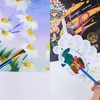 YIHUALE Acrylic Paint Brush, Multi-purpose, Face Brush, Nylon Paint Brush,