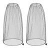 Snblzhef 2 Pack Mosquito Head Net Mesh with Drawstring, Bug