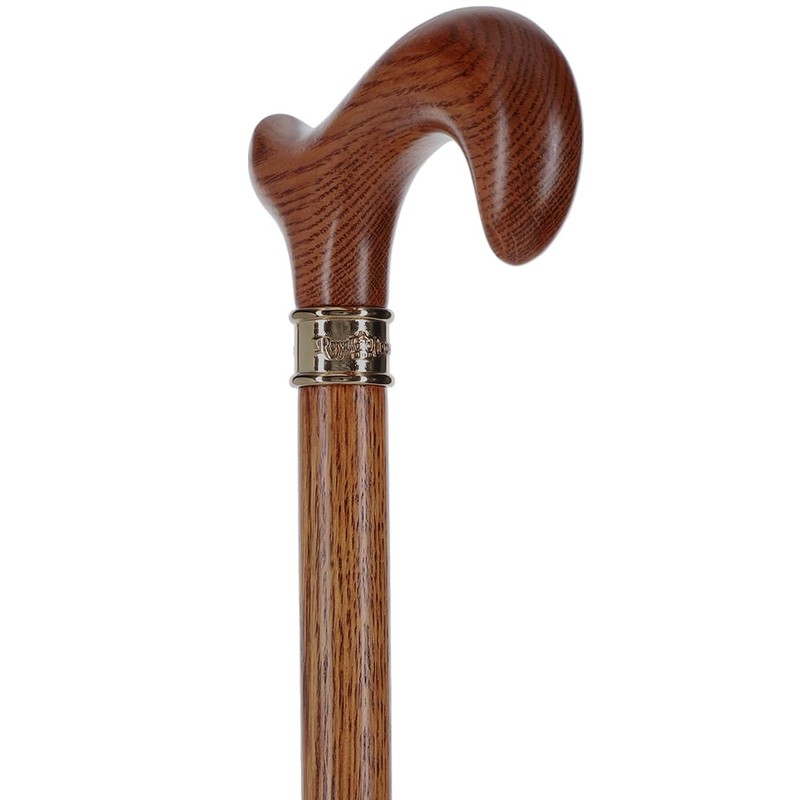 Royal RC Canes Genuine Oak Wood Derby Walking Cane -