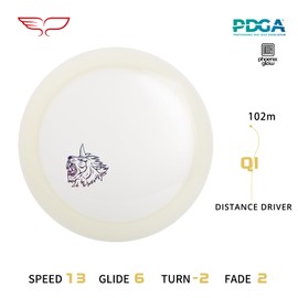 Yikun Glow Disc Golf Discs Professional Maximum Distance Discs Golf Driver 170-175g Fairway Golf Disc Perfect for Outdoor Games and Competition