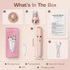 Facial Hair Remover for Women, Rechargeable Cordless Electric Trimmer with