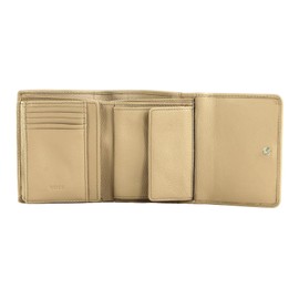 BOSS Women's Alyce Trifold Wallet, light beige