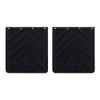 RILONH Mud Flaps for Semi Trucks Black Polymer Tractor Trailer