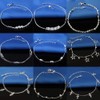 Huture 9 Pieces Women's Anklet 925 Sterling Silver Barefoot Beach
