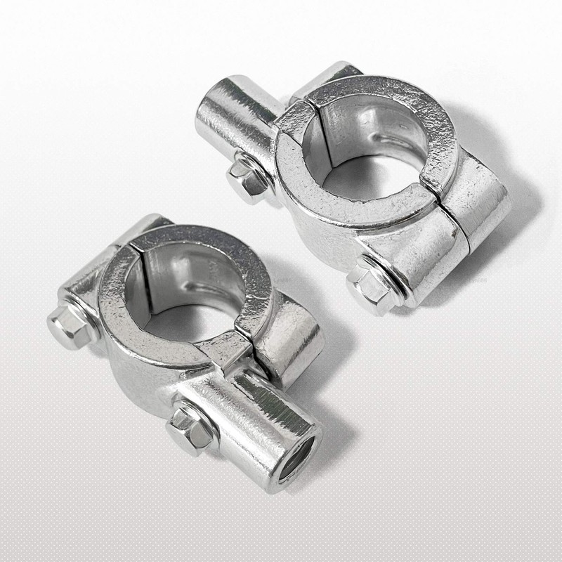 Motorcycle Mirrors Mounts 1" 25mm Handlebar Mirror Mount Holder Clamp