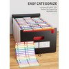 ABC life 26 Pockets Accordian File Organizer Keeper/Expanding Filling Box