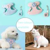 PAPIEEED Puppy Harness & Leash Set, Soft Mesh Padded Cat