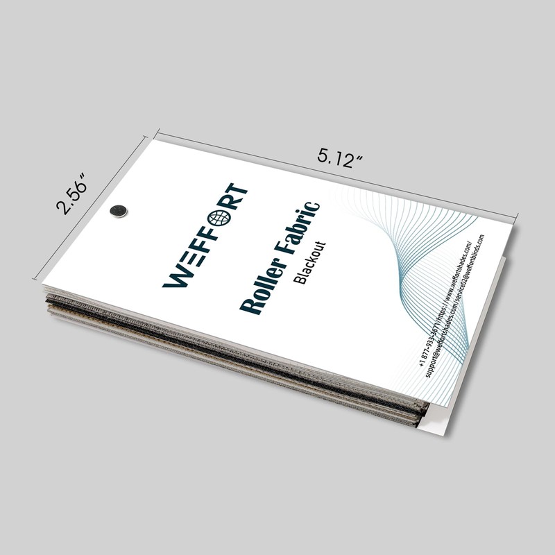 WEFFORT Motorized Blind,Work with Homekit Thread-Enabled, 100% Blackout Smart Shades