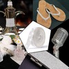 Cinta autoadhesiva de diamantes de imitación de cristal (plata, 3,8