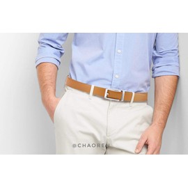 CHAOREN Ratchet Belt - Mens Dress Belt 1 3/8" Comfort Click - Micro Adjustable Fit Everywhere