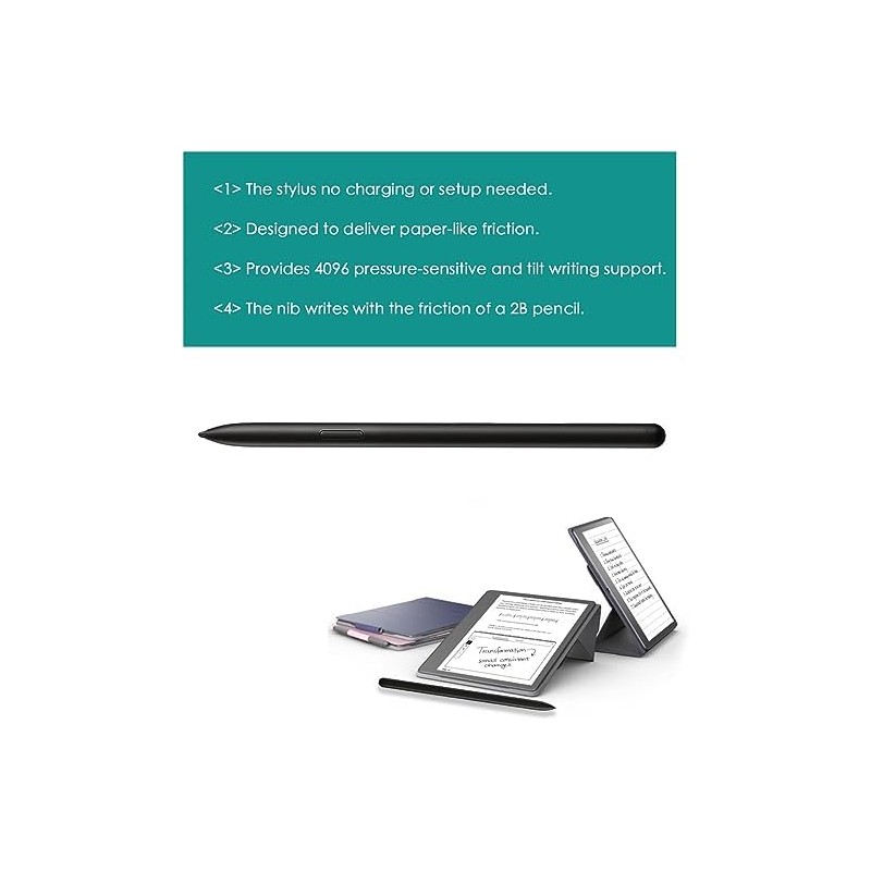 Stylus Pen Replacement for Kindle Scribe - Magnet Adsorption EMR