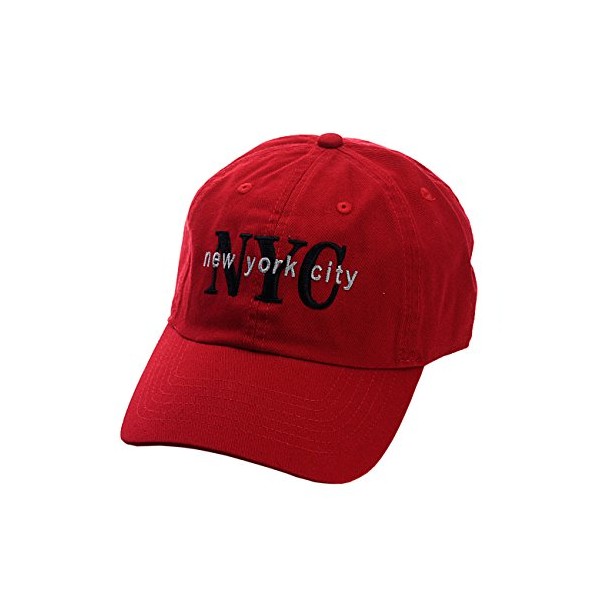 NYFASHION101 Unisex NYC New York City Embroidered Adjustable Low Profile