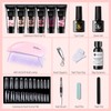 UR SUGAR Polygel Starter Set with UV Lamp, 6 Colours