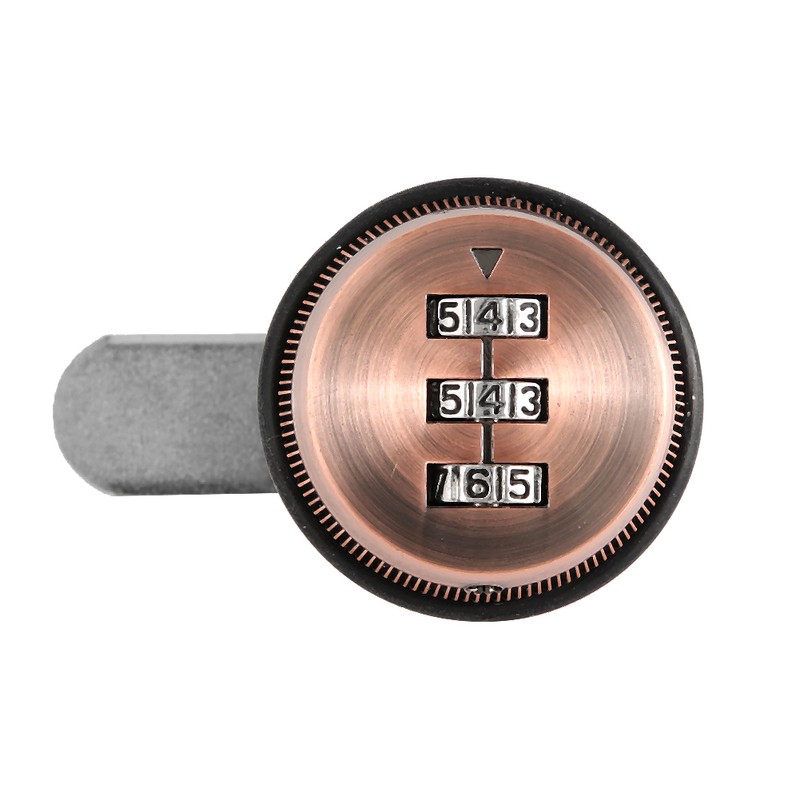 2pcs Zinc Alloy Mechanical Password 3-Digit Code Mailbox Cabinet LockRed