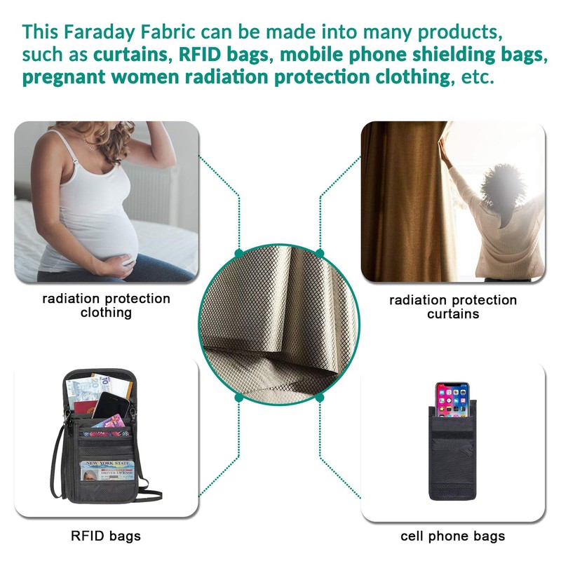 Faraday Fabric Shielding Fabric Faraday Fabric Protects Signal Conductive Fabric
