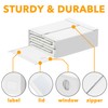 SpaceAid 6 Pack Bed Sheet Organizers and Storage, Foldable Sheet