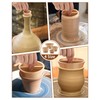 Colingmill 4 Pcs Rim Cone Pottery Wooden Tools 4 Sizes