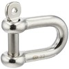 TRUSCO TLPS-12 Locking Pin Shackle, Stainless Steel, 0.5 inches (12