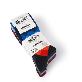 Mat & Vic's Men's Socks Women's Cotton Classic Crew Socks, Combed Cotton, Socks No Seam, Comfort Band, Black Colourful, White, EU 35–38 EU 39–42 (UK 5.5–8) 43–46 47-50 (UK 3–5, 5.5–8, 8.5–11, 12–15)