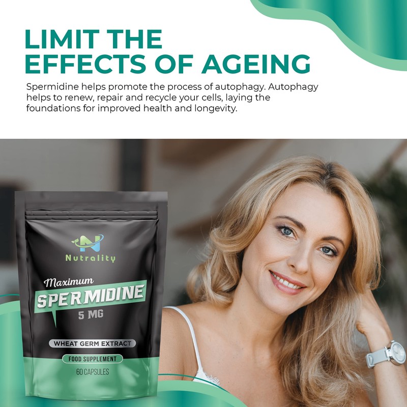 Nutrality Spermidine Supplement 5mg | For Men & Women |