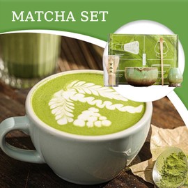 Matcha Tea Set, Tea Ceremony Making Kit, Set of 4 Traditional Ceremonial Cooking Utensils for Men Christmas Girl Birthday Women Kitchen Home Friend