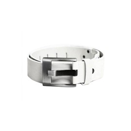 Cipo & Baxx C-2163 Men's Genuine Leather Belt, White