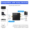 Aswalling Portable 3.5mm Jack Coaxial Optical Fiber Digital to Analog