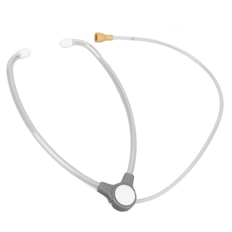 Transparent Listening Aid Stethoscope with Damping Home Double Head Sound