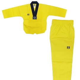 Muspo Taekwondo Uniform Yellow Warrior Uniform (Children's) / 무스포 태권도복 노랑 전사도복(아동용)