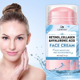 Retinol Collagen Face Balm Stick – Hydrating, Wrinkle-Reducing, 1.41oz