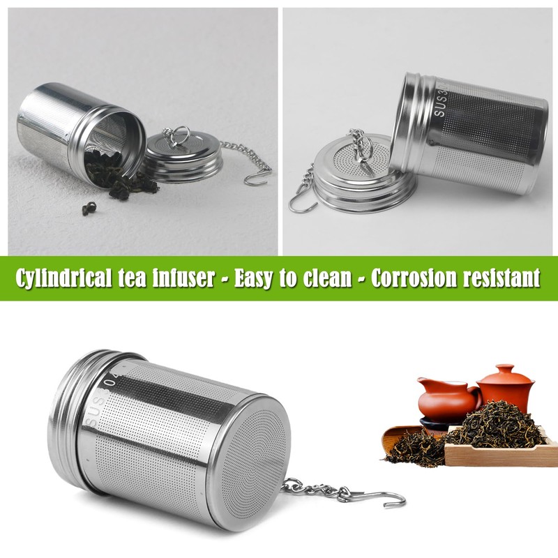 iJiZuo Stainless Steel Tea Infuser, Tea Infuser for Loose Tea,