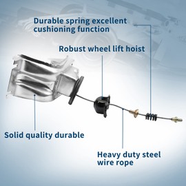 Fexhull 925-513 Spare Tire Hoist Winch Carrier Assembly Fit for Dodge Journey 2009-2019, Refernce # 5178091AB 5178091AC