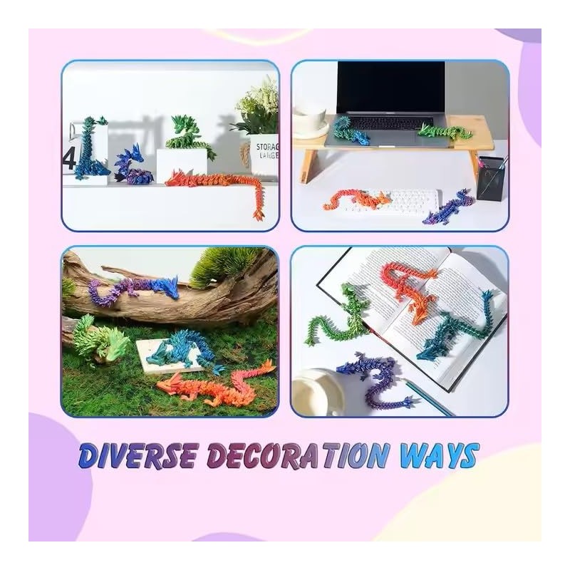 2 Packs Dragon Eggs with Dragon Inside, 3D Dragon Eggs