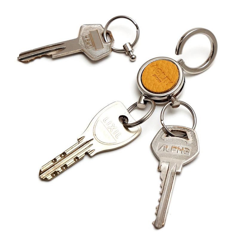 Agility affa "Triple Keychain" Key Holder, Sliding Type, 3 Layers,
