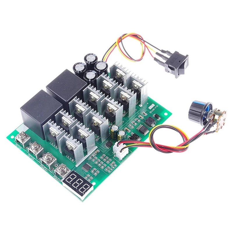 Tiardey DC Motor Controller DC 10-55V 60A DC Motor Speed